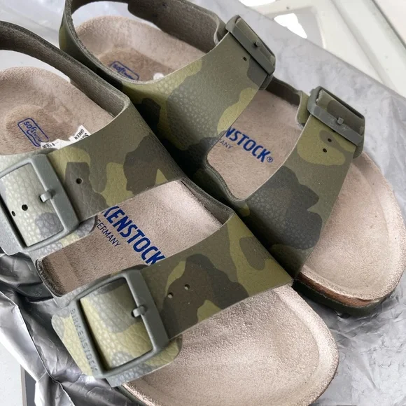 BIRKENSTOCK Milano Camo Birko Flor Sandal Army camouflage sandal 7 - 7.5 size 38 - Picture 4 of 12